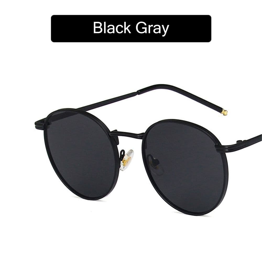 Round Sunglases Metal Frame Sun Glasses Women Eyewear Glasses UV400 Shades For Driving Fishing Cycling