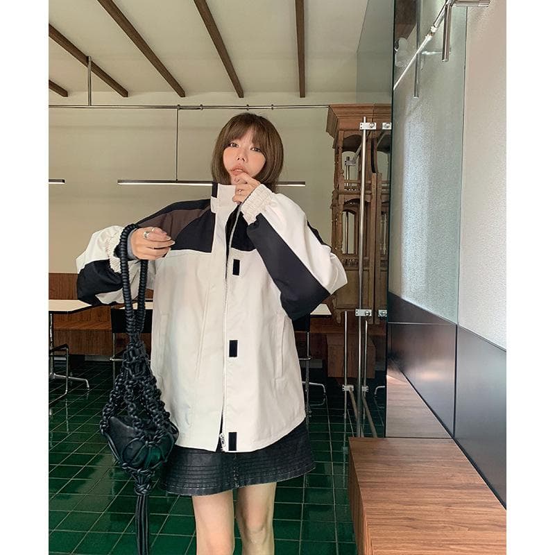 Down Jackets, Quilted Jackets, Women’s Autumn and Winter Single-piece Stand-collar Jackets M