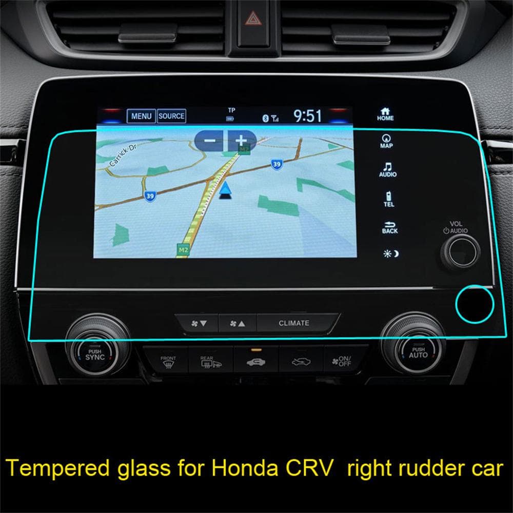 7 Car Navigation Screen Protector Tempered Glass Film For 18-21 Honda CR-V CRV