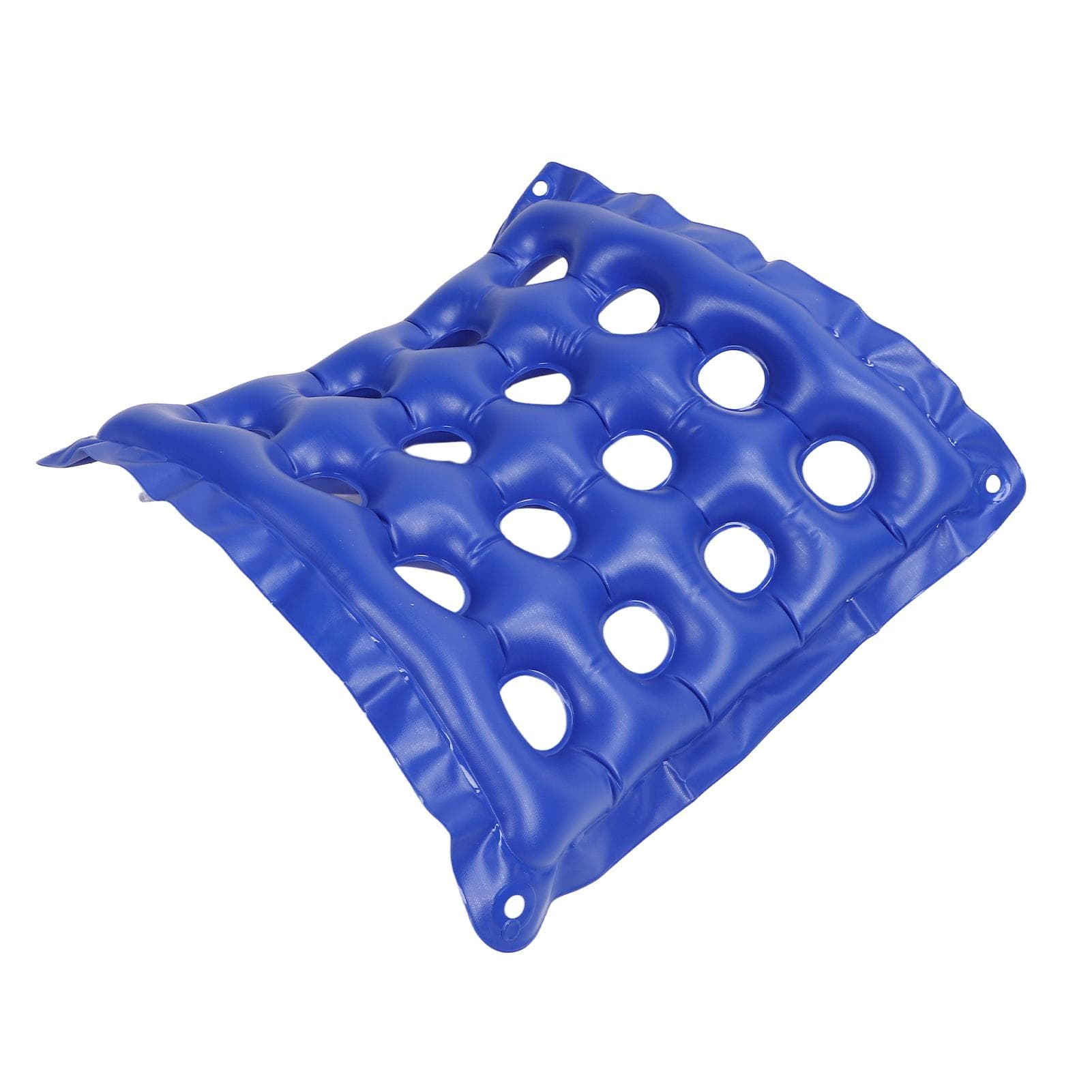 Inflatable Seat Cushion 16 Holes Professional Inflatable Wheelchair Cushions for Seat Blue