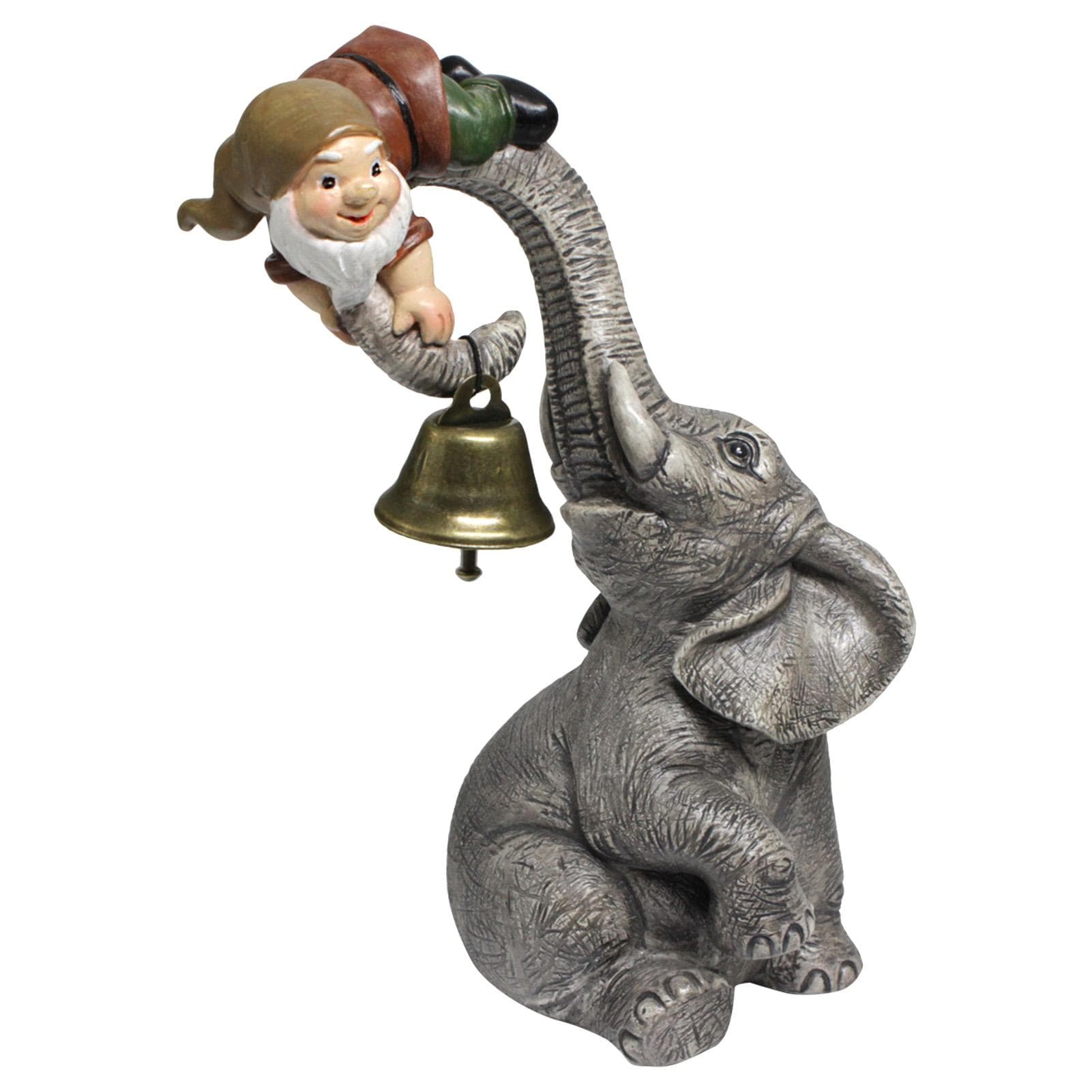 Outdoor Elephant Figurine Resin Delicate Look Exquisite Details Statue Sculpture Decoration