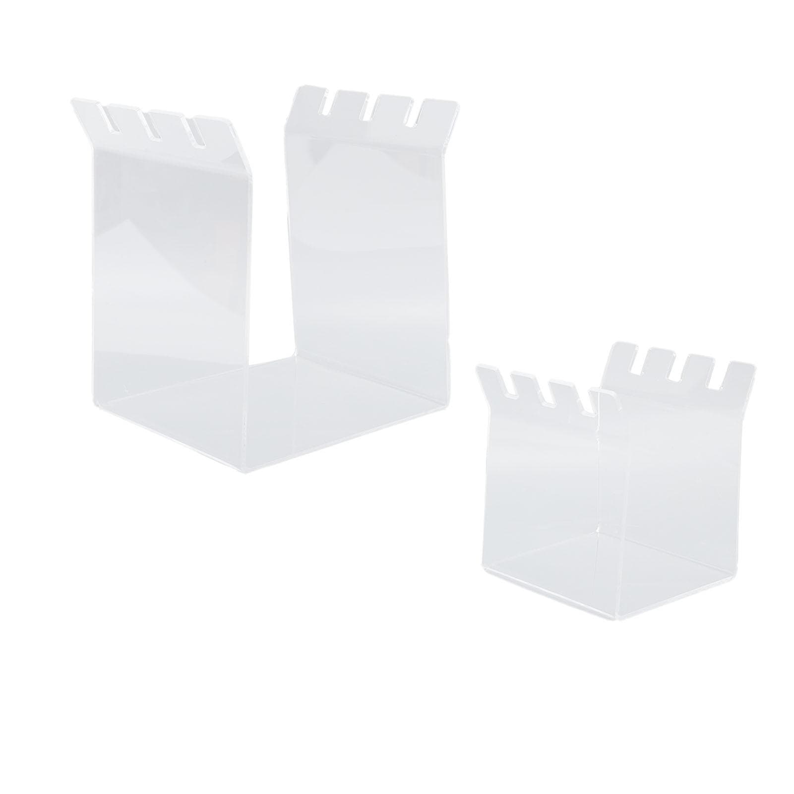 Filling Freezer Bag Stand Acrylic Adjustable Food Storage Bag Stand for Kitchen Organization