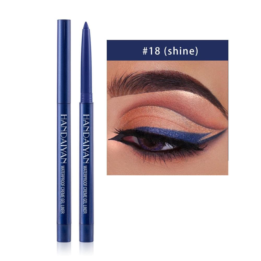 HANDAIYAN The New 20 -color Eyeliner Speed Dry Eyebrow Pencil Sweat Eyeliner Polar Rotation Shadow Pen 18