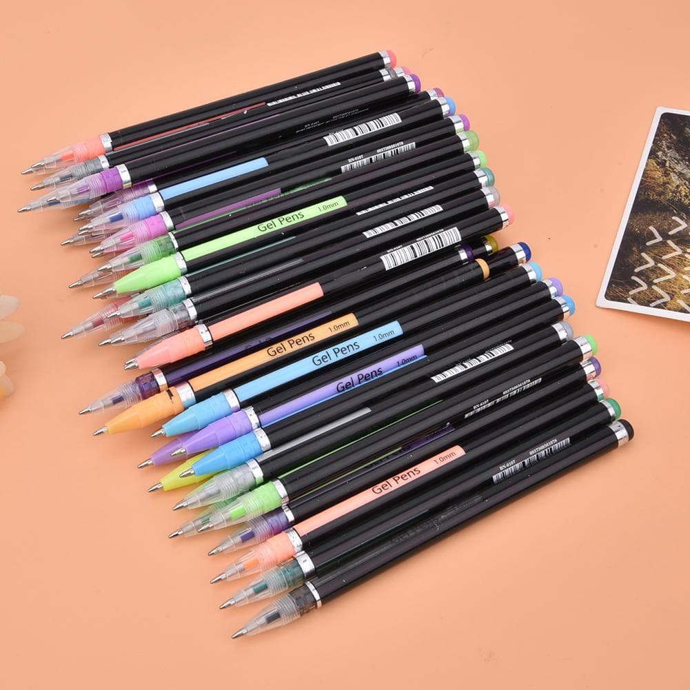 48 Colors Drawing Pen Plastic Bright Painting Tool Student Stationery School Art Supplies