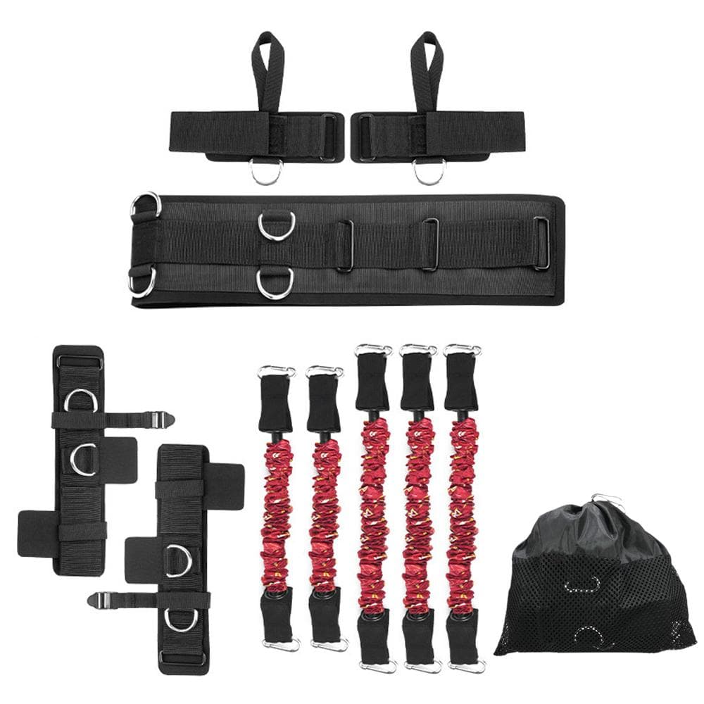 Boxing Resistance Bands Set Speed and Agility Resistance Trainer Bands for Boxing Muay Thai Karate 100lbs