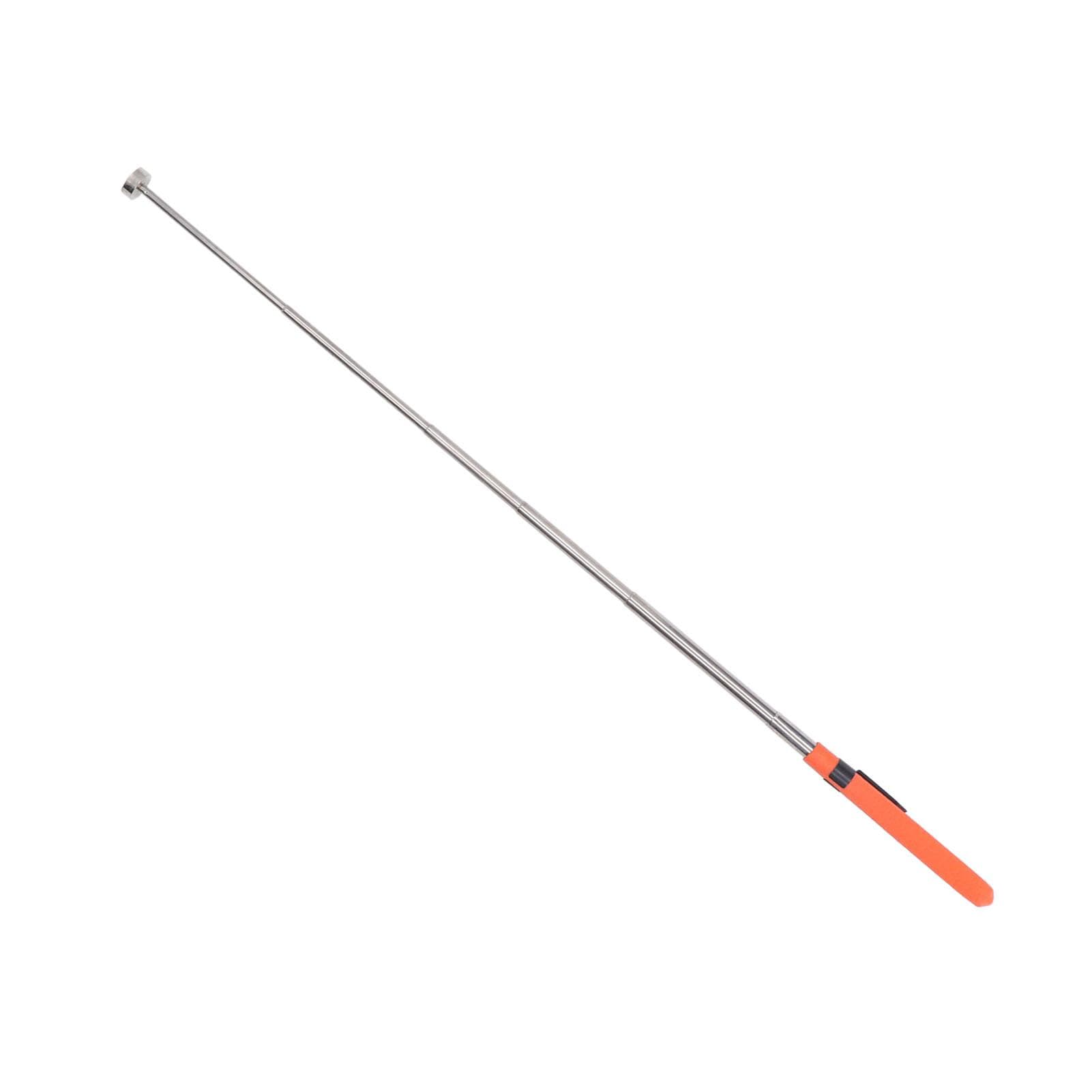 Telescoping Magnet Pickup Tool Portable Pen Clip Strong Suction Rubber Handle Retractable Magnetic