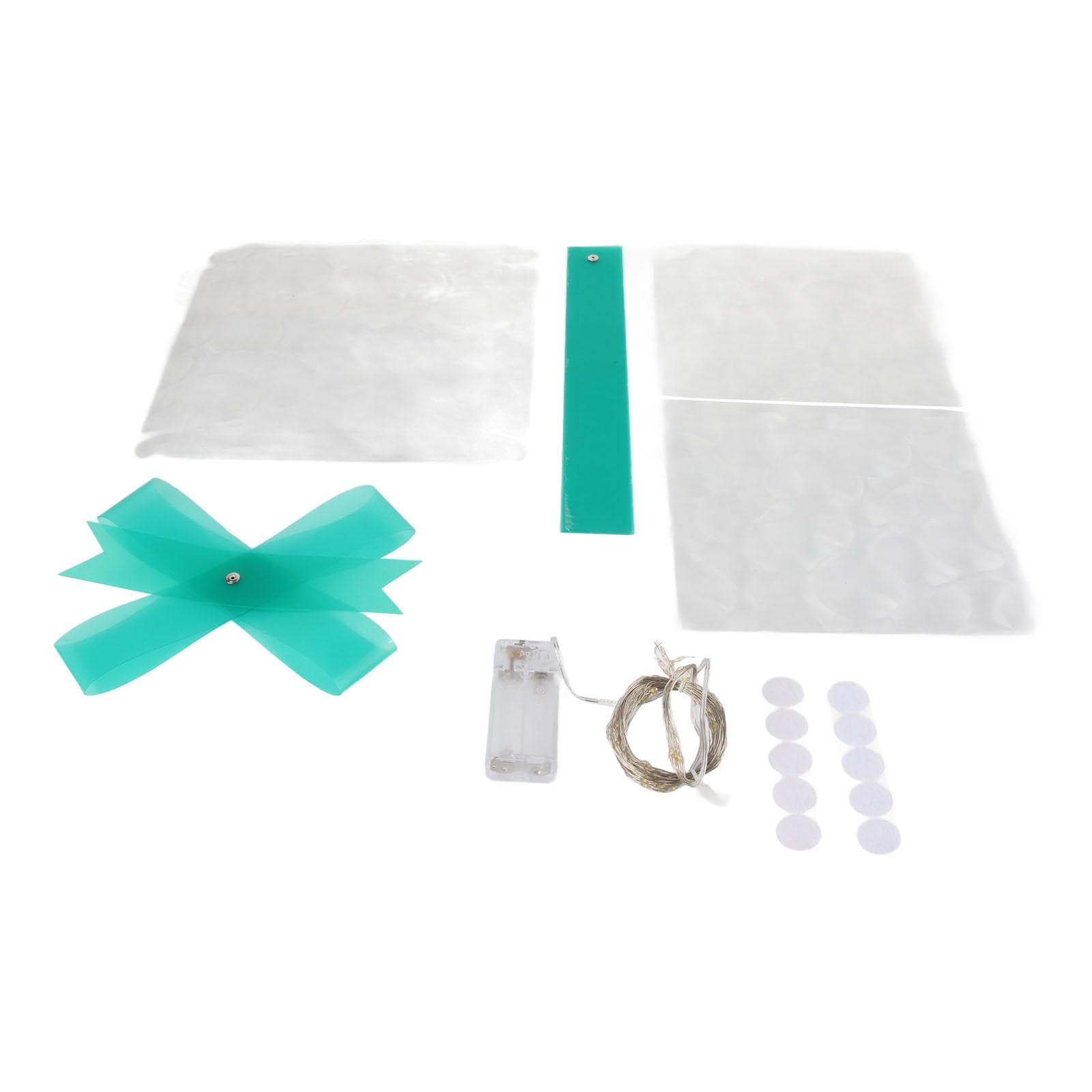 Christmas Gift Box Illuminated Decorations Valentines Day Three Piece Set
