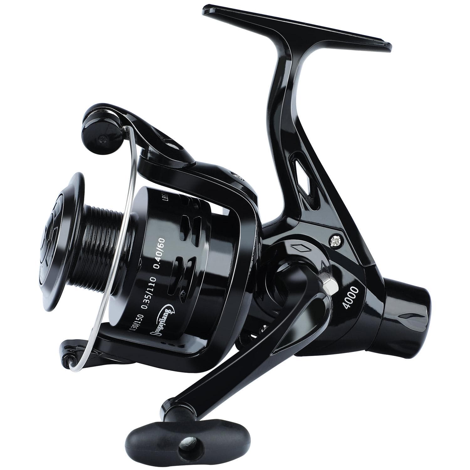 Spinning Fishing Reel Ball Bearings13+1 Aluminum Spool Powerful Drag  Ultra-light Wheel Smoothness dly4000 black