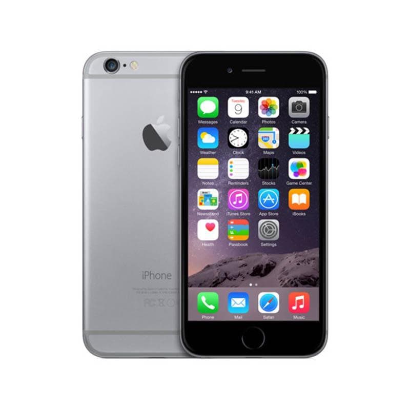 Refurbished Apple Original Apple iPhone 6 1GB RAM 16/64/128GB ROM Mobile Phone With Single SIM 16GB simple set gray