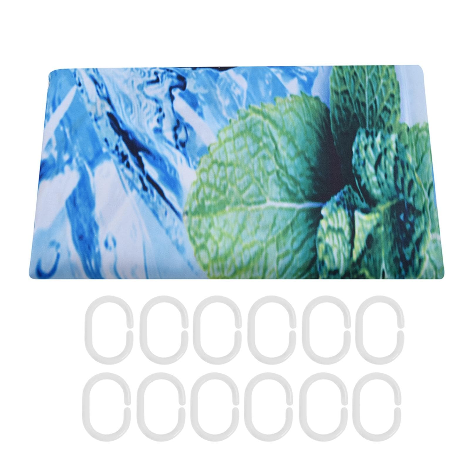 Bathroom Curtain with Hook Waterproof Elastic Hanging Shower Curtain for Home Bathtub180x200cm 180x200cm