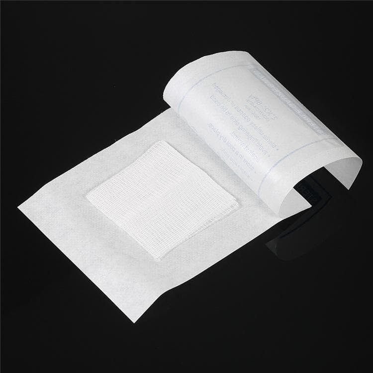 10 Pcs First Aid High-quality Individually Wrapped Gauze First Aid Waterproof Wound Dressing 5*5cm