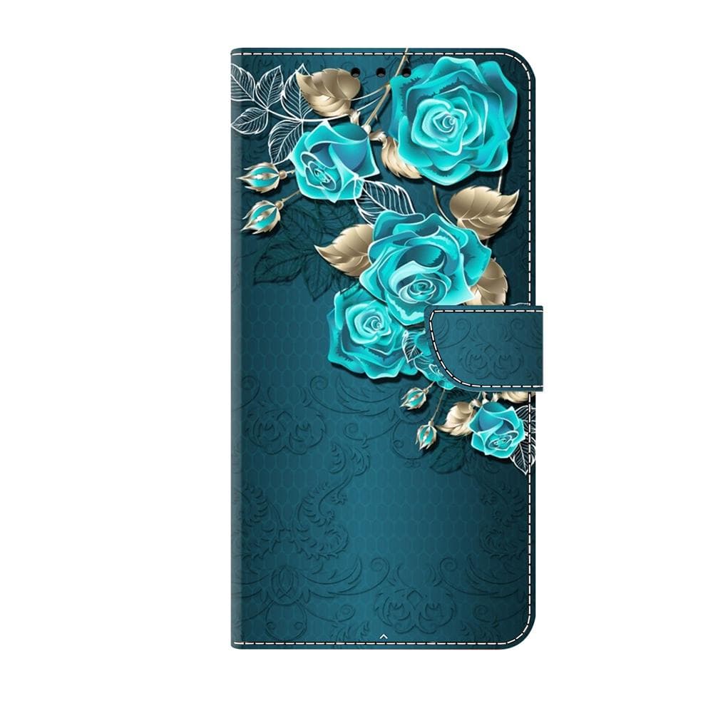 For Samsung Galaxy Series A12,A13,A14,A21,A22,S10,S21,S22,S23...Flower Owl Butterfly Lion Tiger Horse Pattern Painted Mobile Phone Shell Leather Case Samsung Galaxy S24