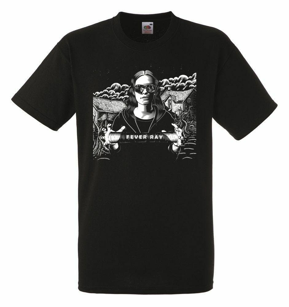 Fever Ray Logo Black T-Shirt Rock Band Tee Shirt Tee XXXXL