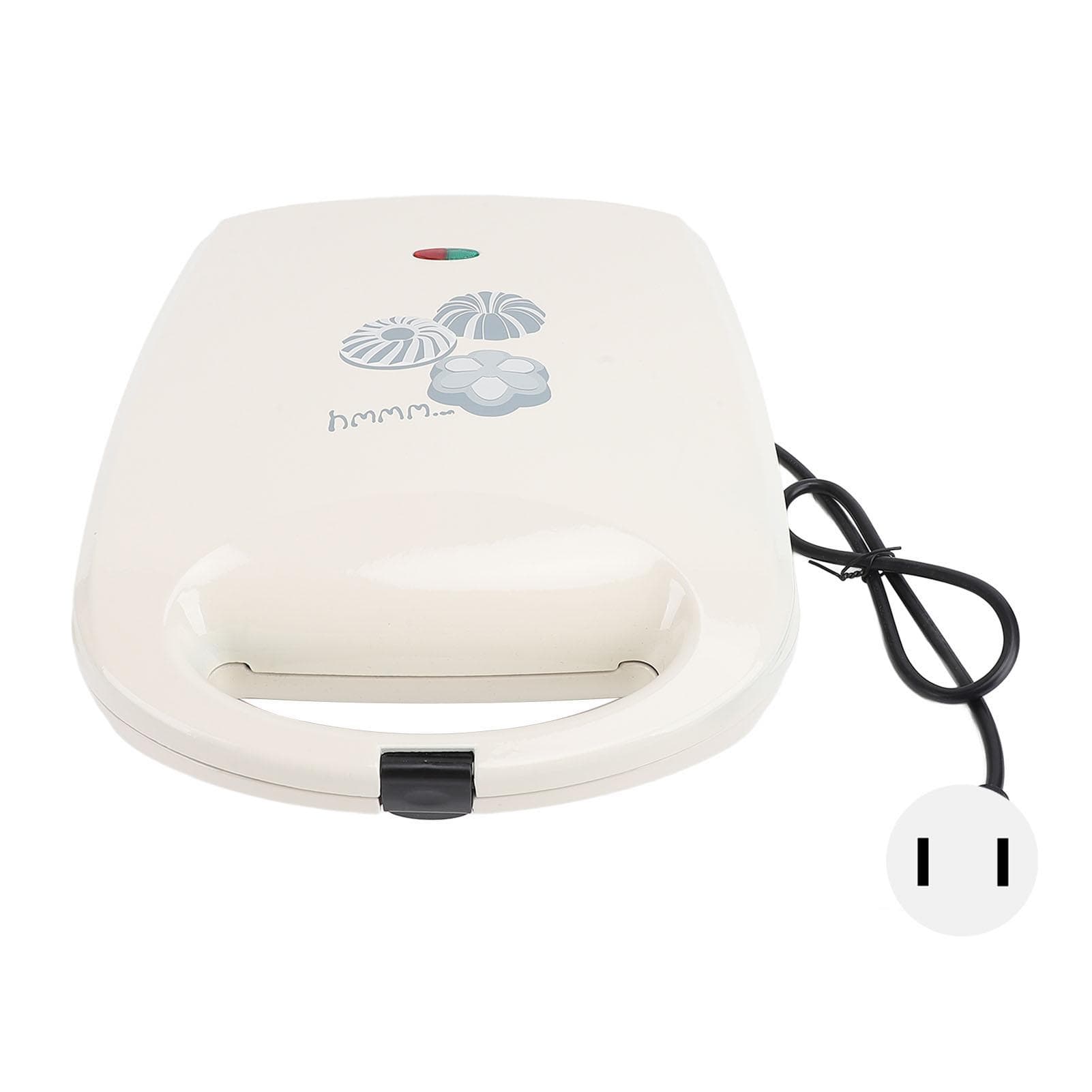 Cookie Maker 8 Hole Multi Shapes Non Stick 1000W Double Sided Heating Breakfast Machine for Pancake L