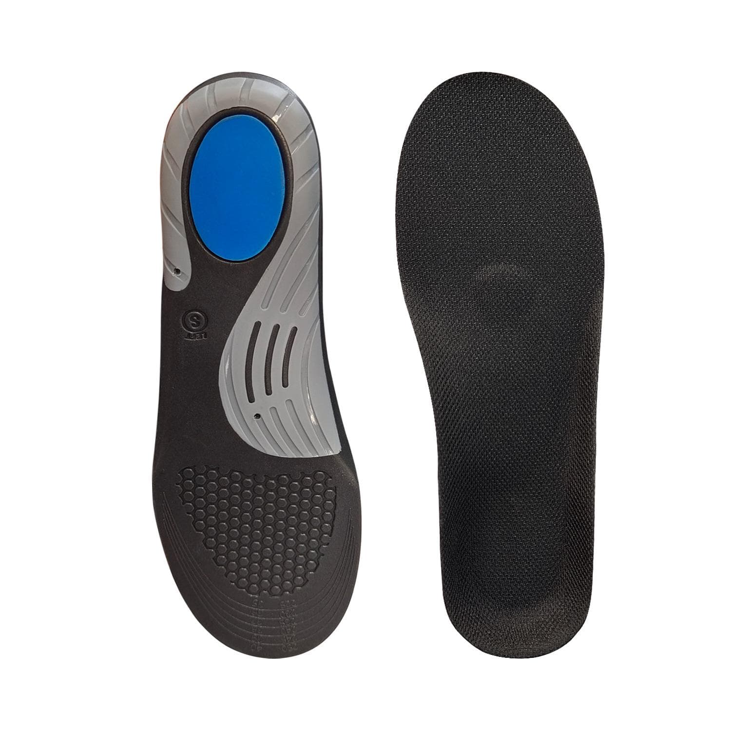 Best Orthotics Inserts Orthopedic Insole Mens Women Shoes For Arch Support Flat Foot Health Shoe Sole Pad Insoles For Shoes Pads L EU 41-46(29cm) black