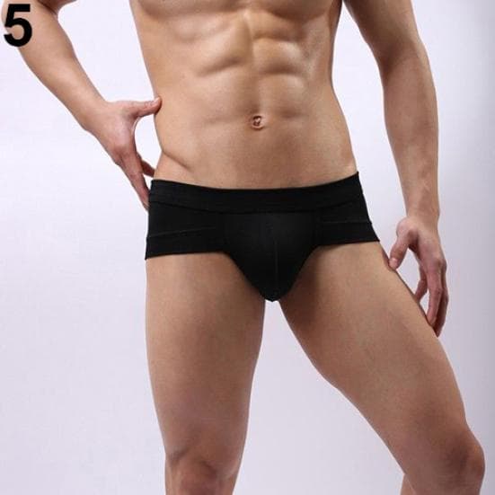 Men Sexy Breathable Underwear Briefs Boxer Bulge Pouch pants Trunks Underpants L