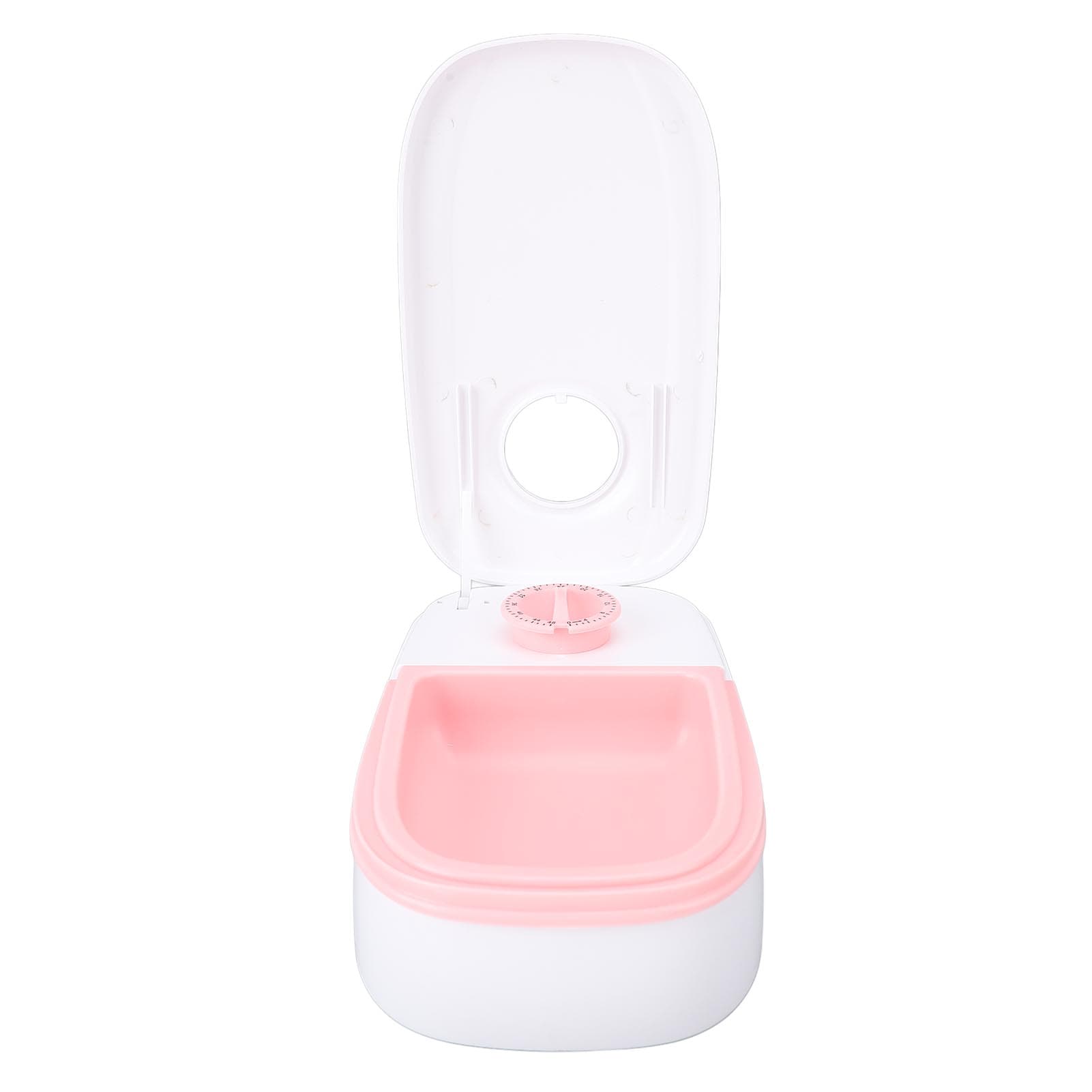 Automatic Pet Feeder Timed Maintain Freshness Dry Wet Food Bowl for Timer Pet Feeder for Dogs Cats pink