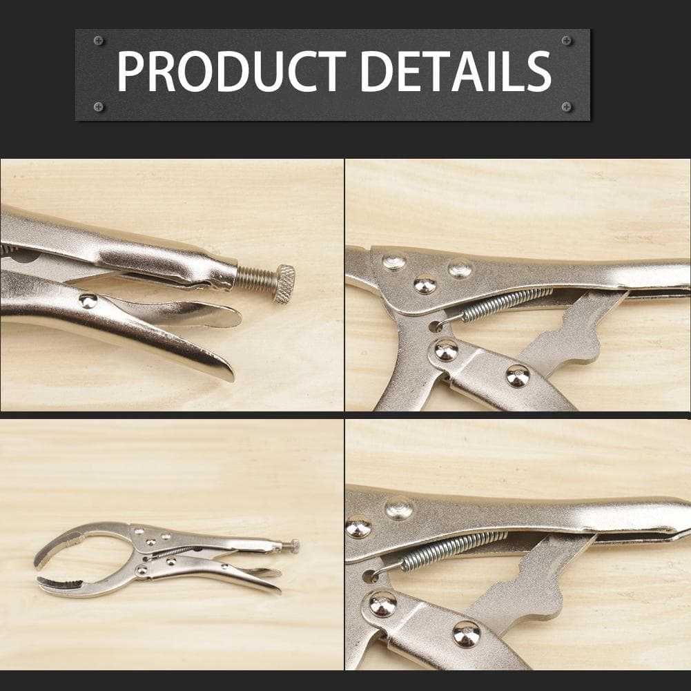 Oil Filter Wrench Carbon Steel Adjustable Oil Filter Pliers Oil Filter Removal Tools for Engine