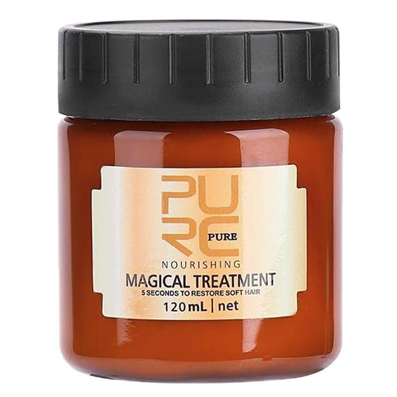 PURC Magical Hair Mask 5 Seconds Restore soft Deep Repairs Frizzy Smooth Nourishing Care Keratin Hair Treatment 60ml/120ml 120ml brown