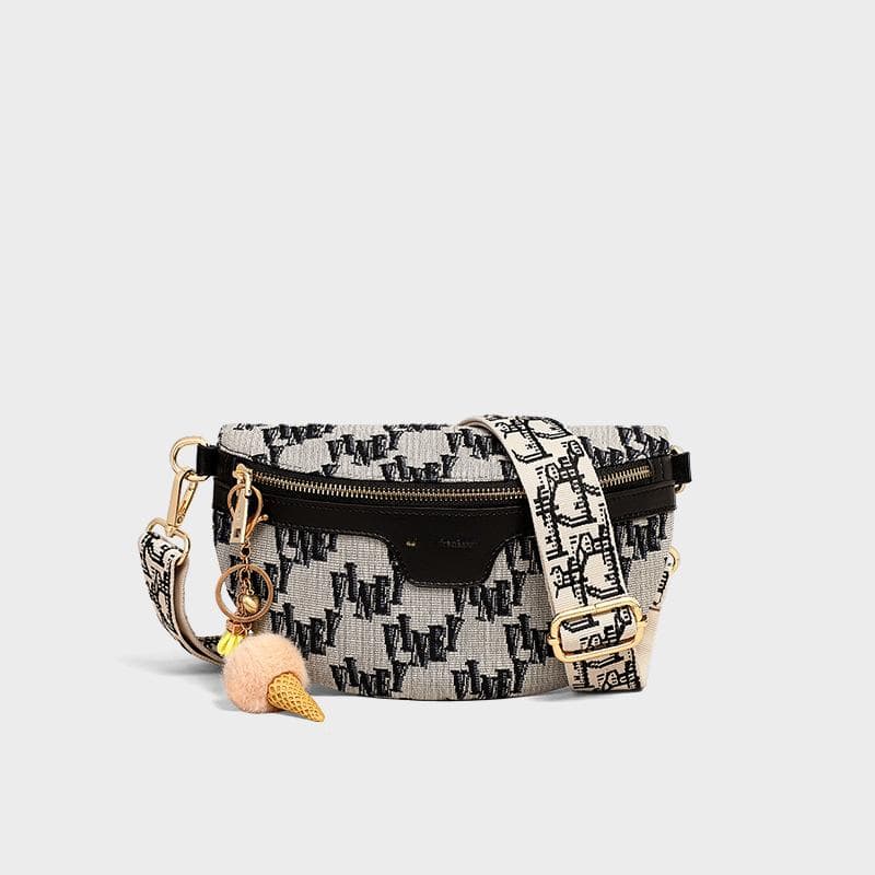 Women's Bag High-grade Sense Crossbody Bag Fashion Fanny Pack Chest Bag Canvas Underarm Bag