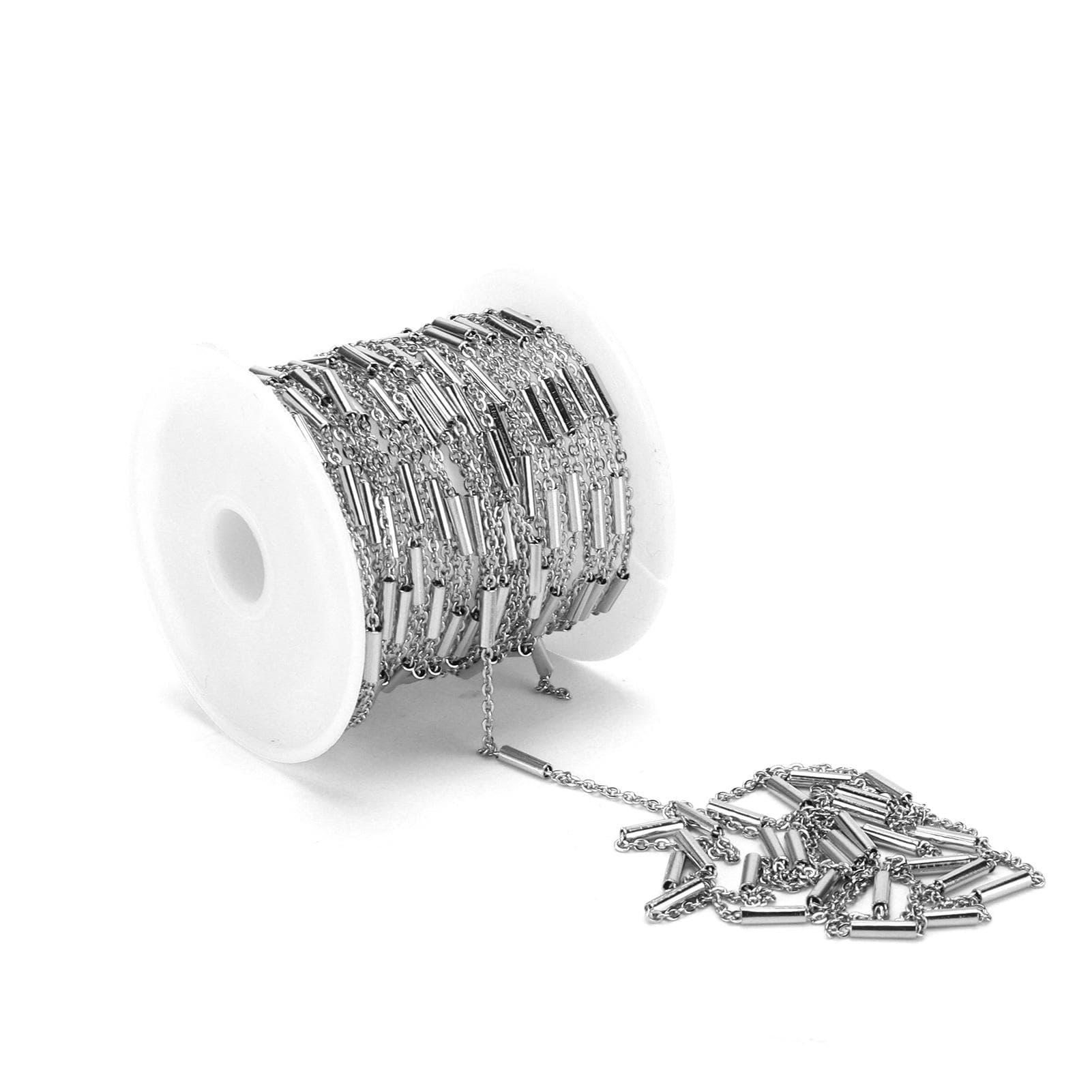 Stainless Steel Chain Durable Strong Prevent Allergy Metal Jewelry Accessories for Gifts HandMade