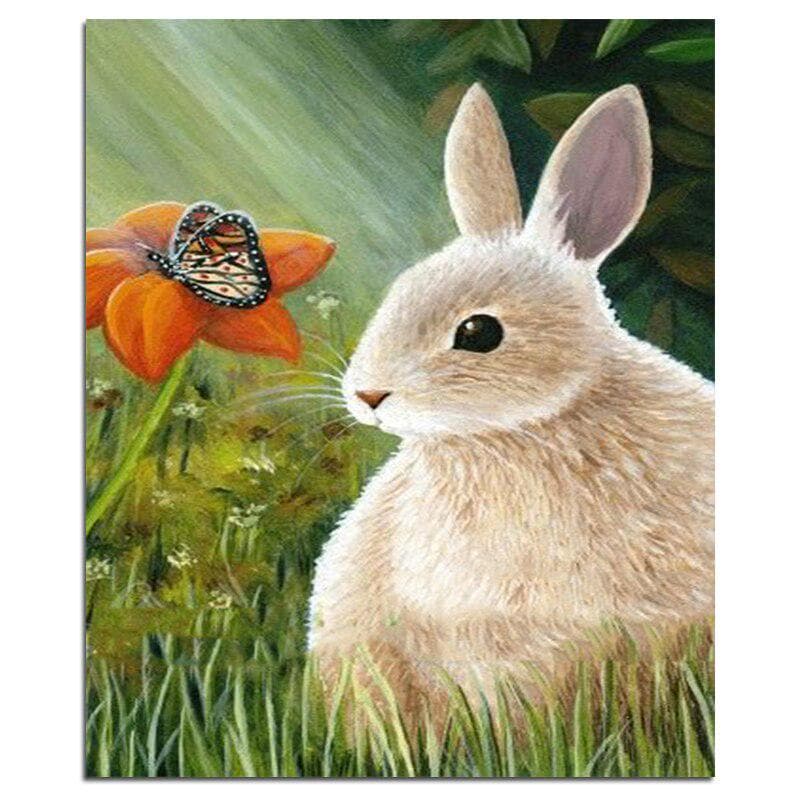 Diamond Embroidery 5D DIY Diamond Painting Full Round Animals Picture of Rhinestones 20X30CM