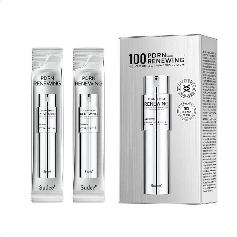 Sudee PDRN Renewing Serum 100/COLLAGEN 300 30ml ( Smooth Fine Lines and Wrinkles Take Care of The Skin Barrier Maintain Skin Hydration ) RENEWING 100 2ml*10ea