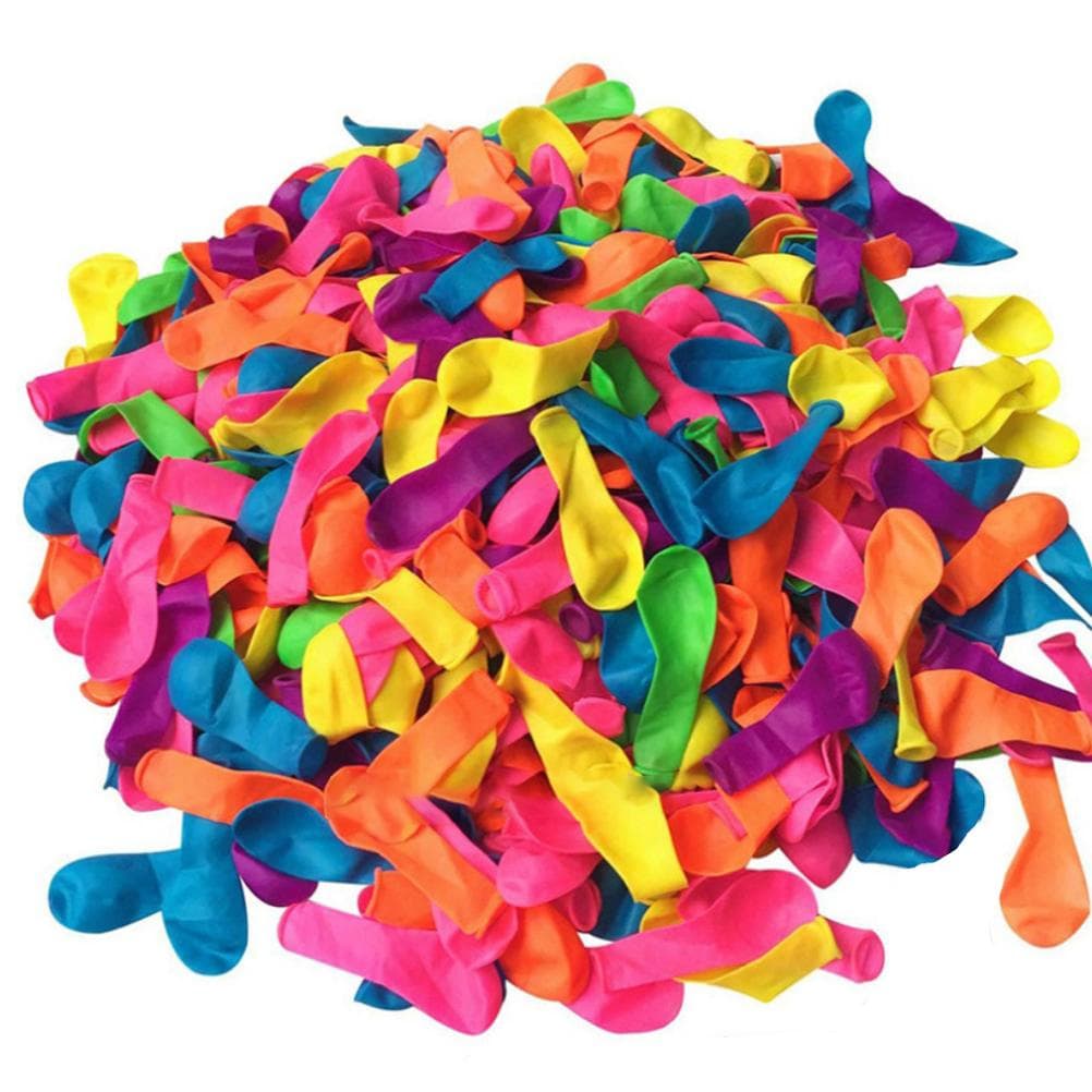 500Pcs Water Balloons Latex Water Balloons with Refill Kits Summer Party Fun Water Toys for Kids