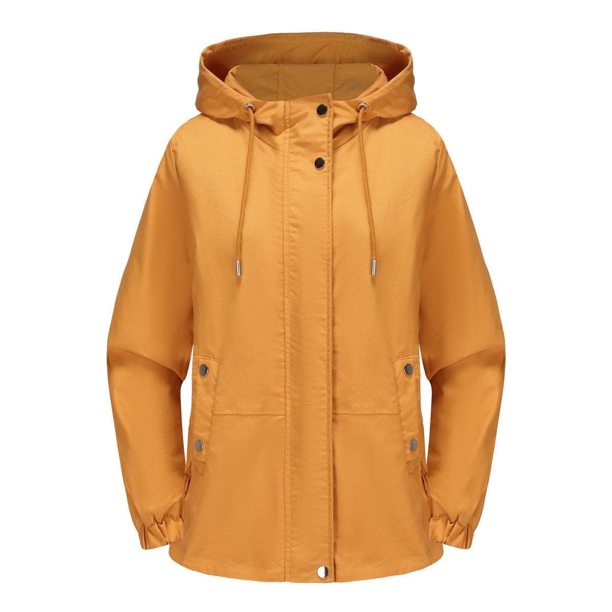 New Spring and Autumn Casual Windbreaker Women's Loose Windproof Jacket Hooded Long Sleeve Basic Windproof Jacket for Women 3XL