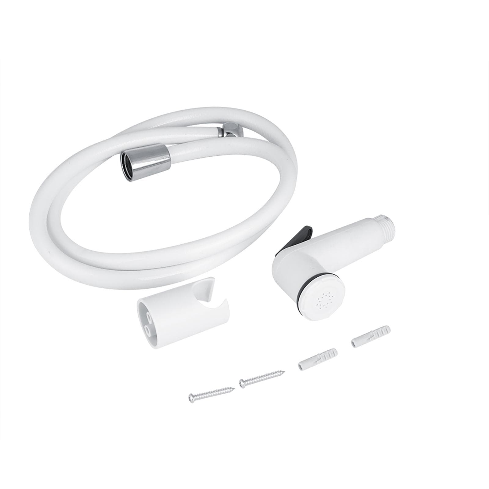 Portable ABS Plastic Hand Held Bidet Sprayer Bathroom Shower Spray Head Set with Hose & Holder