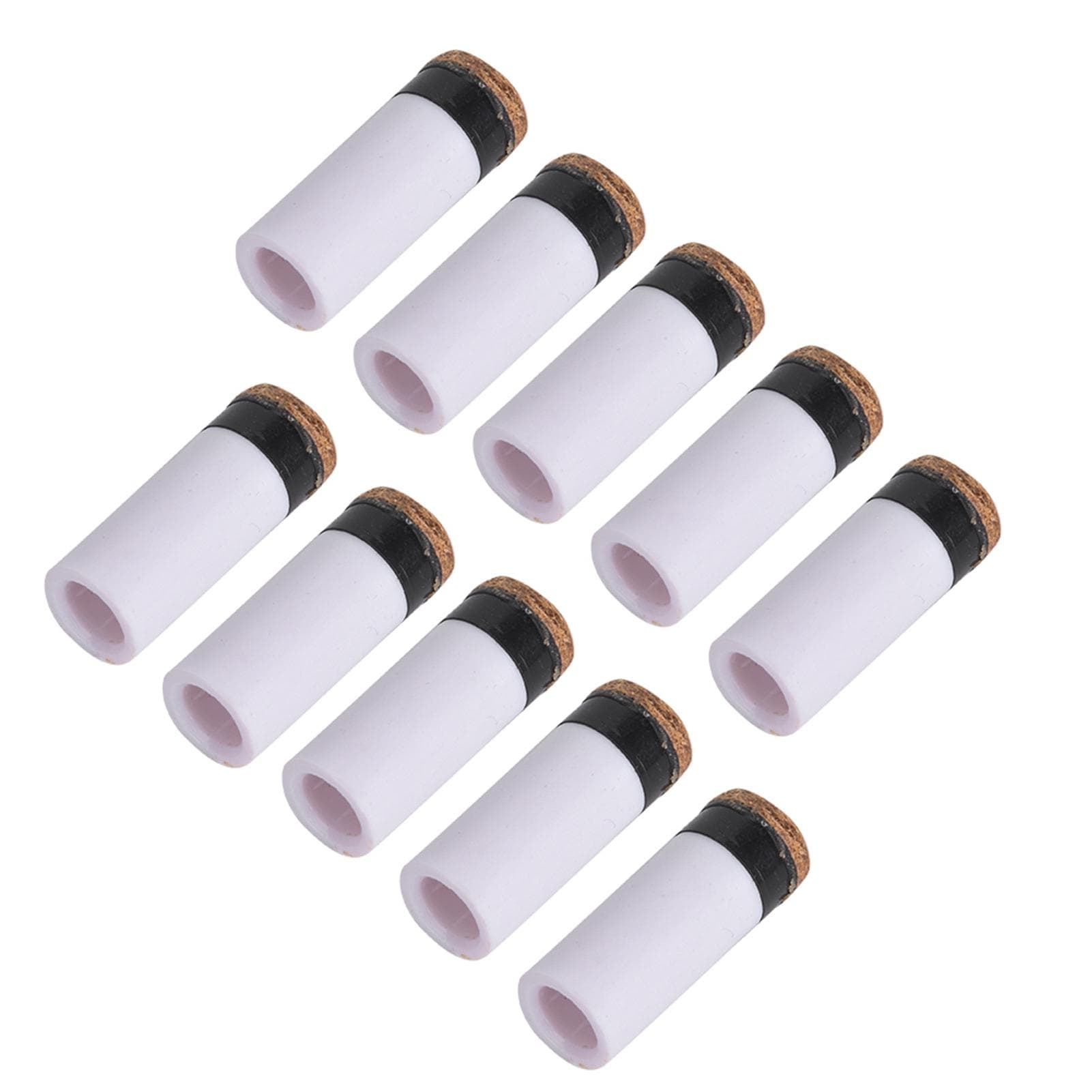 10PCS Snooker Pool Cue Pole Tip Billiards Rod Stick Replacement Parts Repair Tool Supplies 13mm