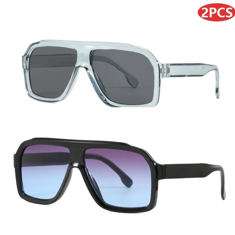 1Pack Square Sunglasses Vintage Women Outdoor Sports Brand Eyewear Female Fashion Polygon Sun Glasses Shades Unisex