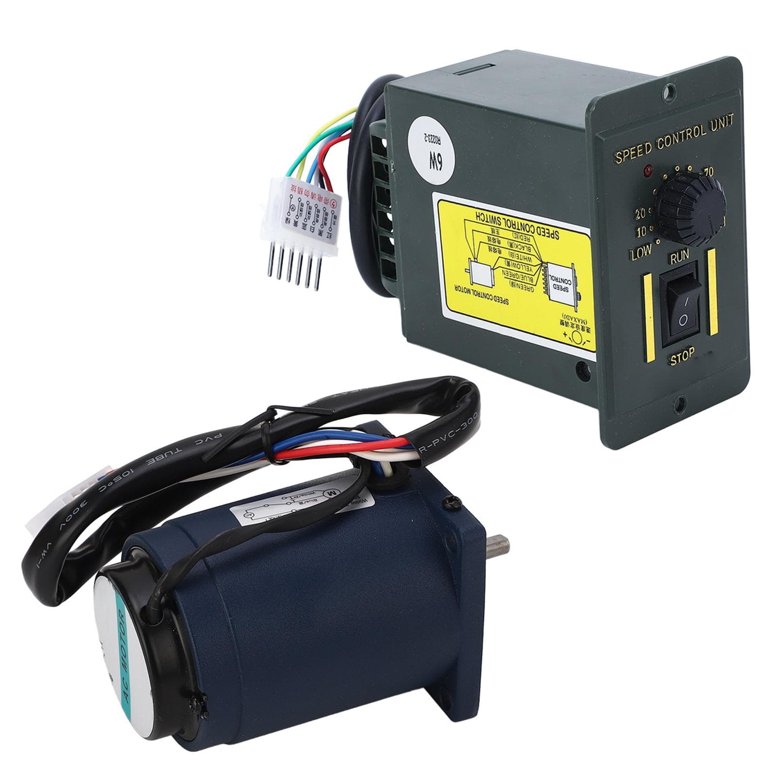 Geared Motor 6W High Torsion Low Noise Heat Resistant Variable Speed Reversible Motor with Speed