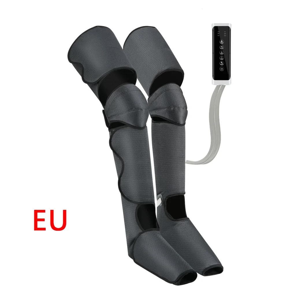 Foot Air Pressure Leg Massager Promotes Blood Circulation Body Massager Muscle Relaxation Power Legs Massager Machine AU grey