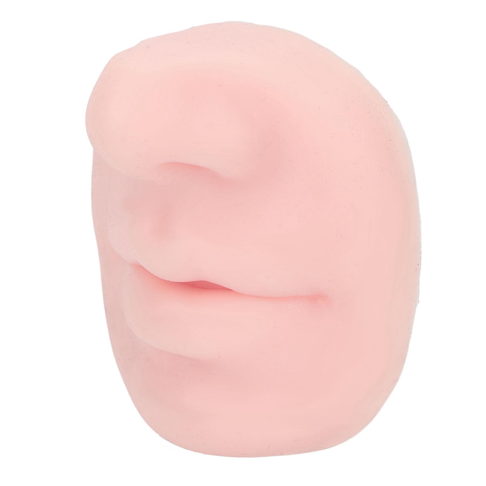 Silicone Nose Model with Mouth Flexible Soft Imitation Nose Model Reusable Nose Displays for