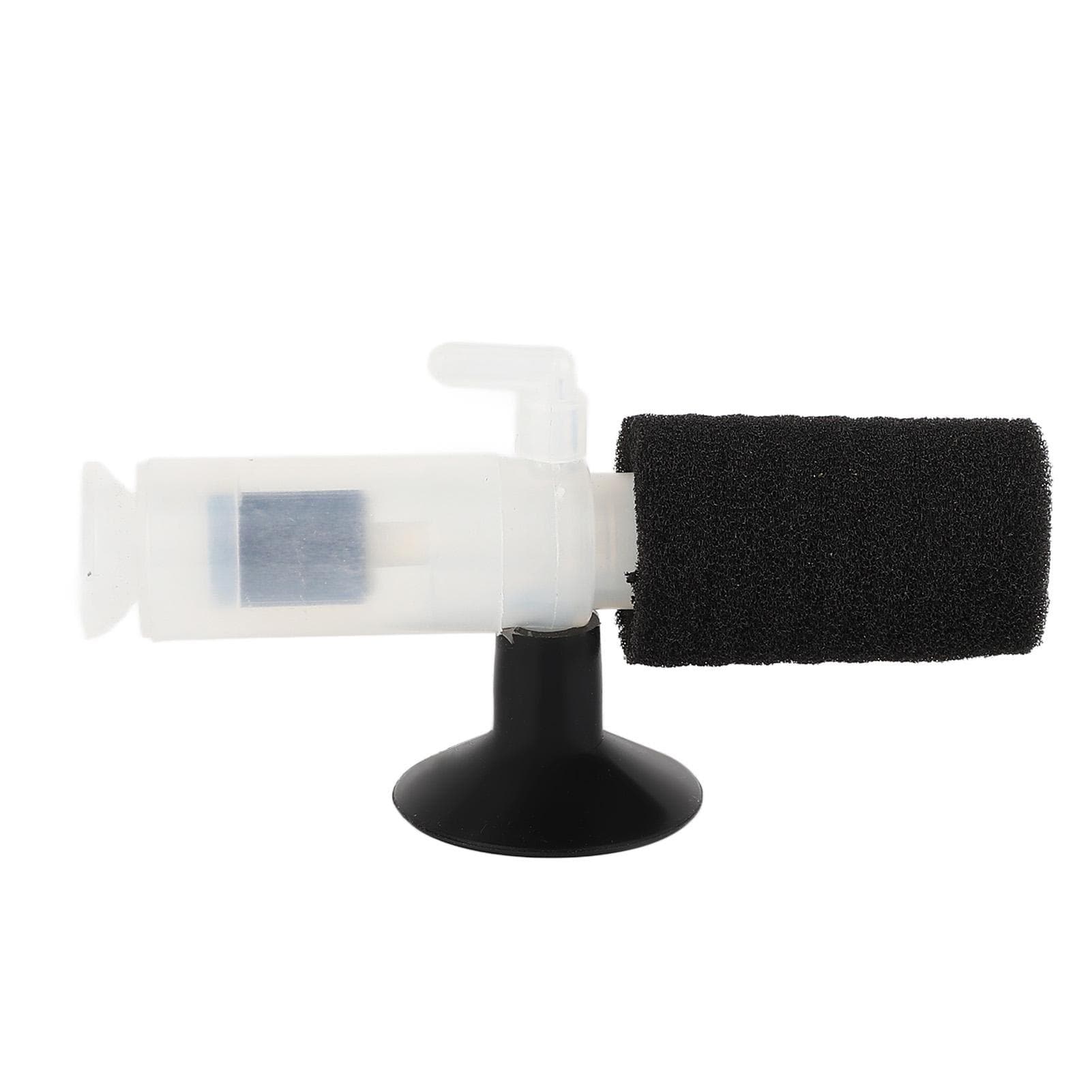 Mini Aquarium Sponge Filter Ultra Quiet Internal Small Fish Tank Air Pump Filter with Suction Cup