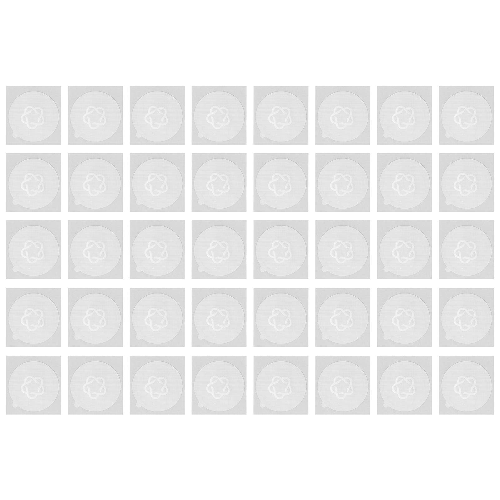 40PCS Coffee Aluminum Foils Lids Reusable Coffee Capsule Foil Sealing Stickers for Home Cafe
