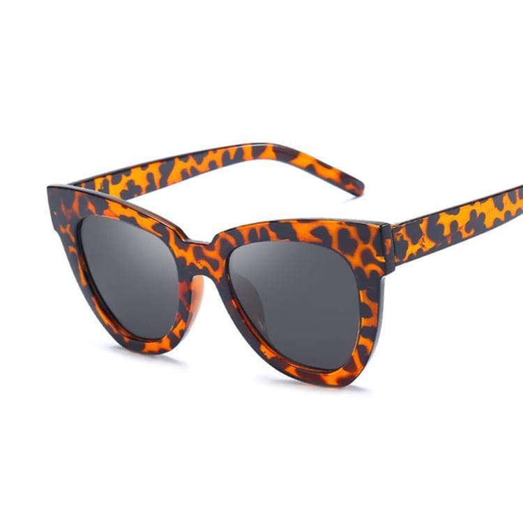 Black Vintage Square Cat Eye Sunglasses Women Oversized Gradient Lens Retro Sun Glasses Fashion Female Brand Design Other