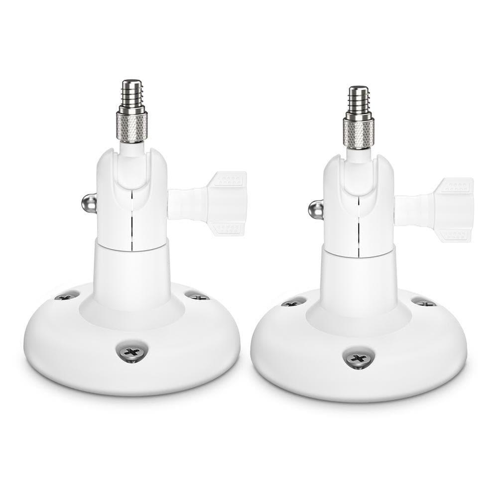 3 Pack Adjustable Wall Mount for ARLO HD/ARLO PRO/ARLO PRO2/ARLO GO/ARLO ULTRA/WYZE CAM PAN Home 2PCS white