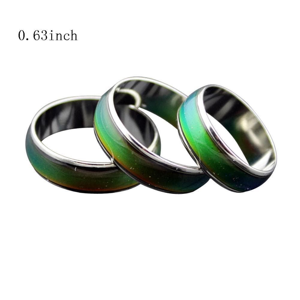 Temperature Change Ring Fine Jewelry Mood Ring Color Change Emotion Feeling Changeable Band Temperature Ring 16 multicolour
