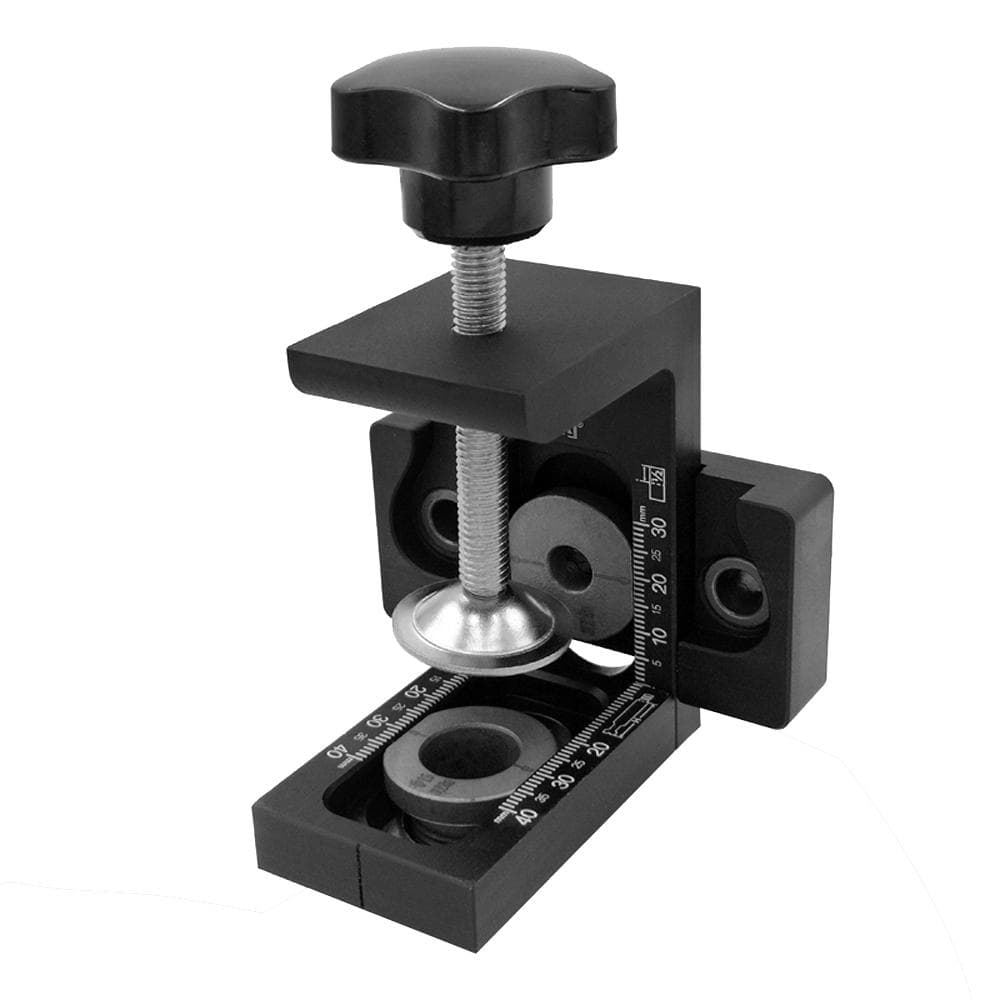 Doweling Jig Pocket Hole Jig Kit Wood Vertical Drilling Detachable Locator for Furniture Connecting black