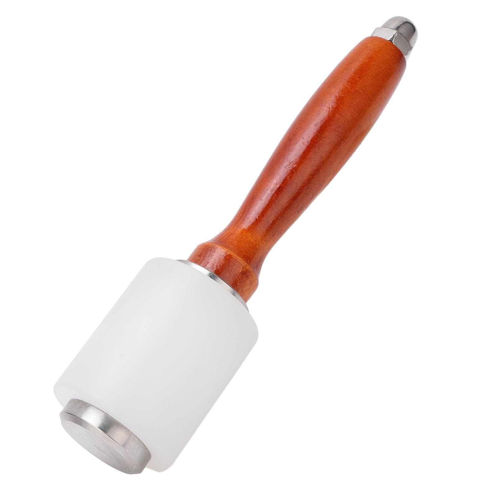 Professional Leather Carving Hammer Ergonomic Design Wood Handle DIY Leathercraft Leather Nylon