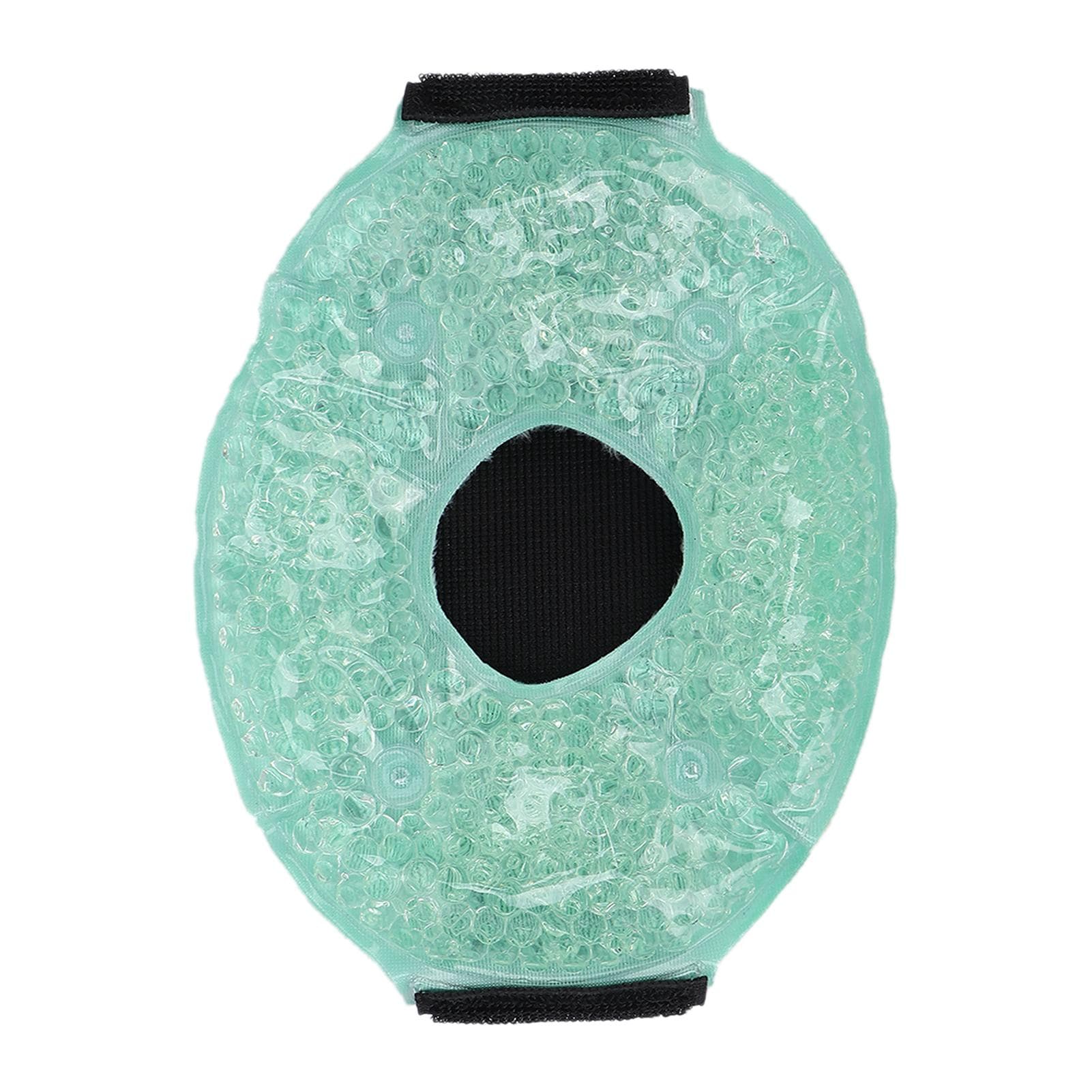 Cooling Gel Knee Pack Reusable Hot Cold Compress Gel Ice Pad Bag for Pain ReliefGreen green
