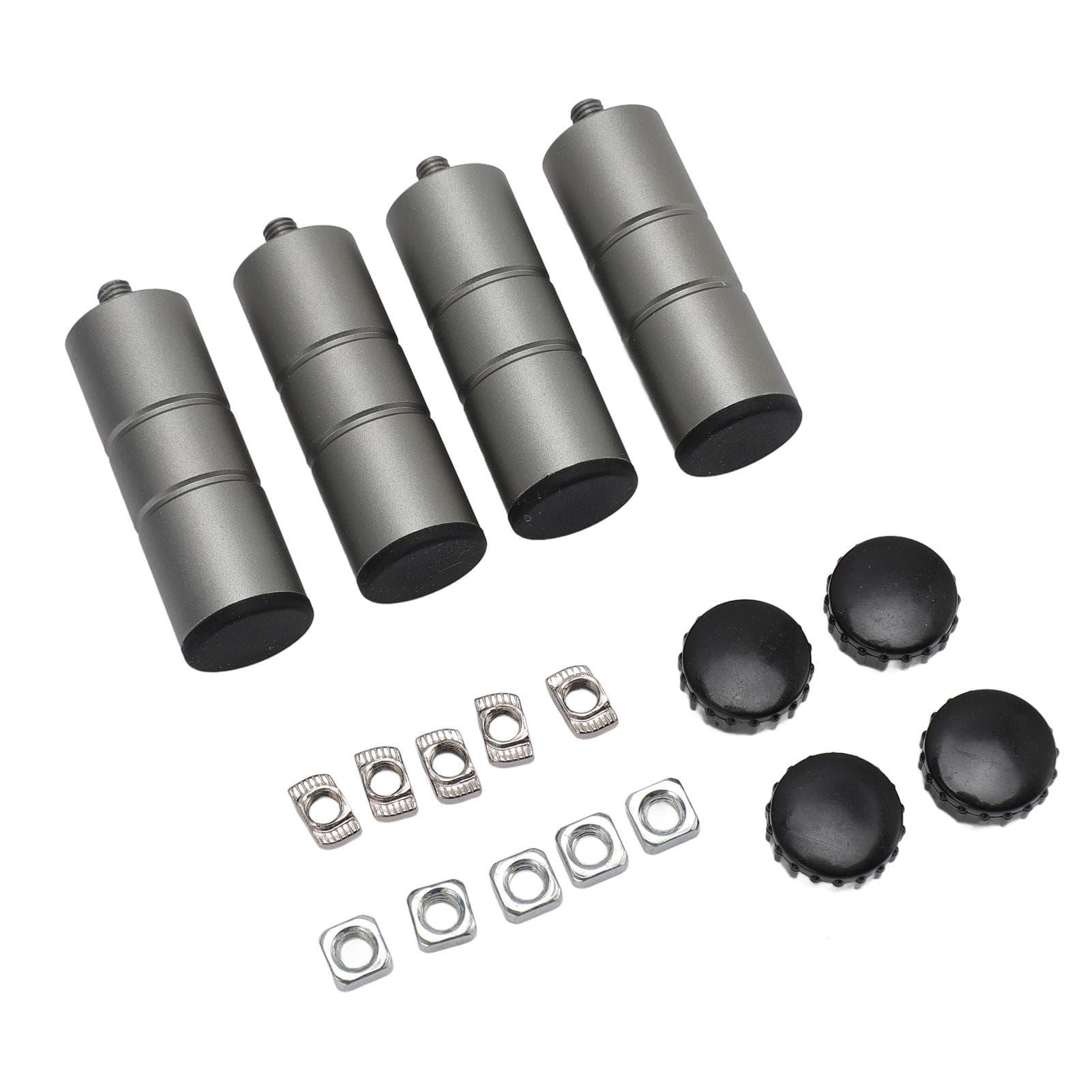 4 Pcs Engraver Riser 50mm Raised Foot Pad Non Slip Aluminum Alloy Support Column for Engraving