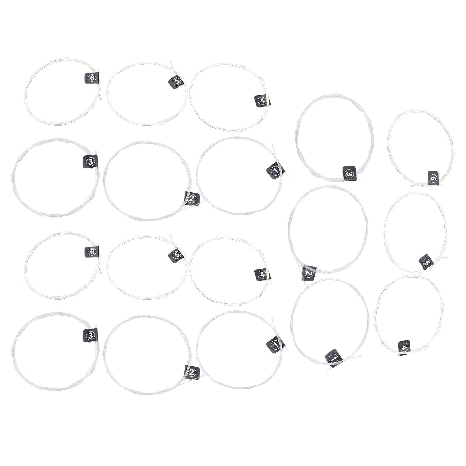 3 Set of Classical Guitar Strings Replacement Stable Pitch Nylon Silver Plated AccessoriesNX36