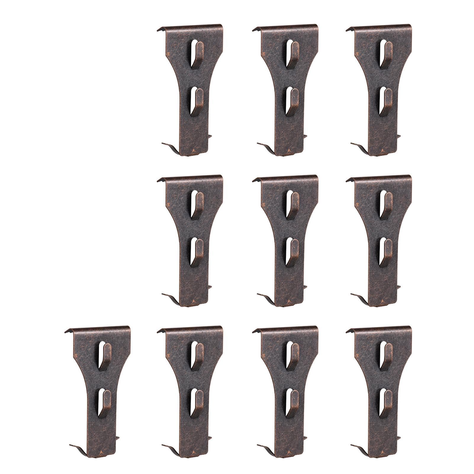 10 PCS Brick Hook Clip Outdoor Hanging Hooks for 60-70mm Brick in Height No Drilling Sliding Brick 10 PCS