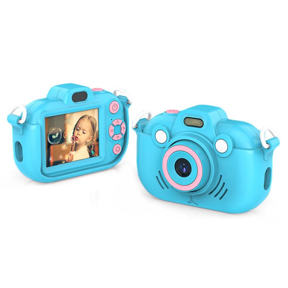 2.7K Digital Camera Kids Camera 36MP HD Children Camera Kids Selfie Camera with LED Light for Boys blue