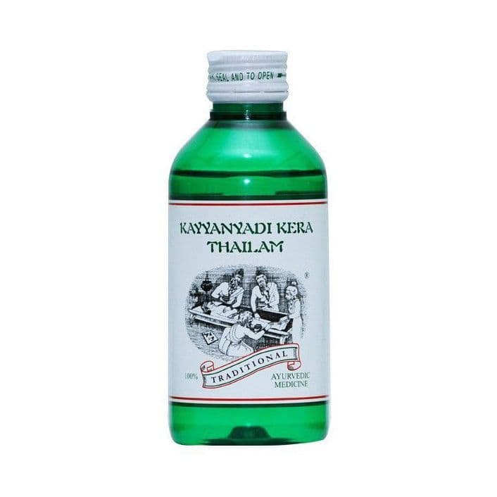Kayanyadi Kera Tailam: hair oil for hair loss, dandruff and premature graying (200 ml), Kayyanyadi Kera Thailam, Kairali 12.75