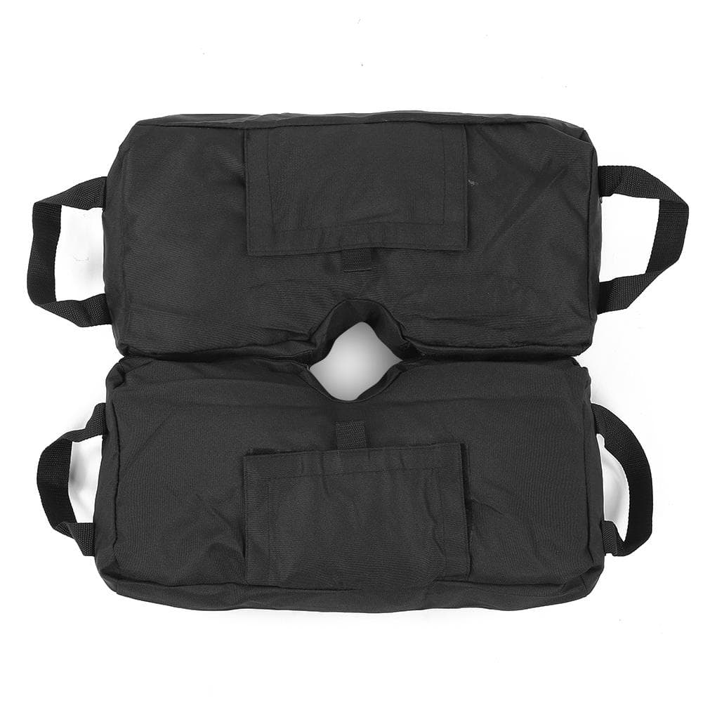 2PCS 600D Oxford Cloth Black Outdoor Canopy Detachable Bearing Fixed Sandbag Awning Sun Umbrella