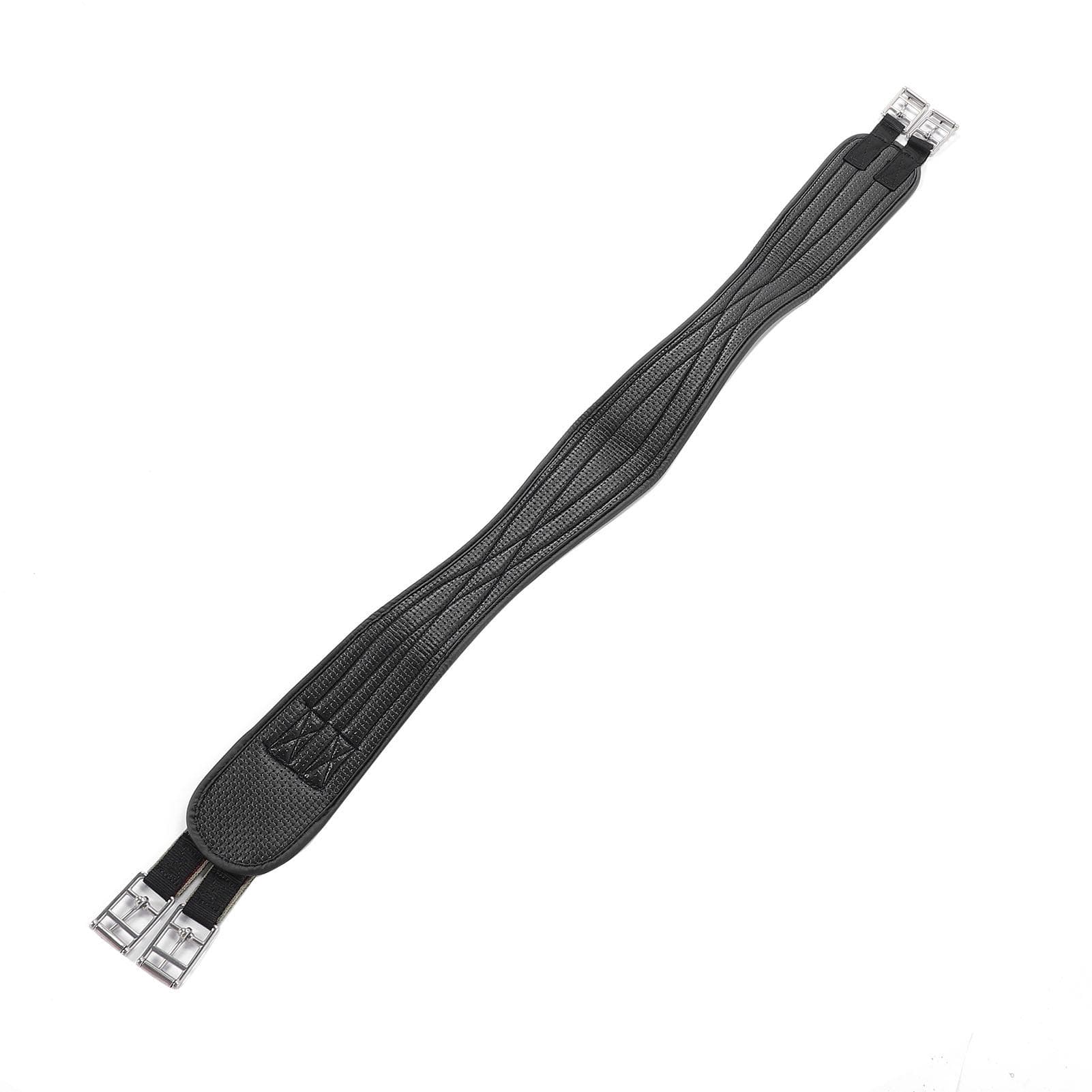 English Chafeless Girth Stainless Steel Buckle PU Leather Anti Slip Curved Contoured Chafeless 120cm / 47.2in